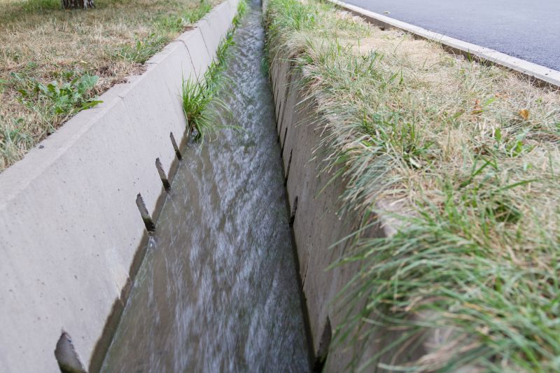 Drainage Ditch Construction
