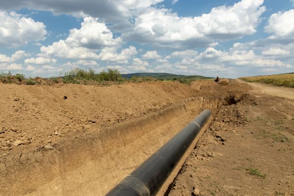 Gas Line Trenching in Crossville