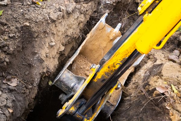Downspout Trenching in Crossville