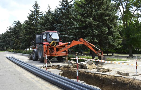 Sewer Line Excavation in Crossville