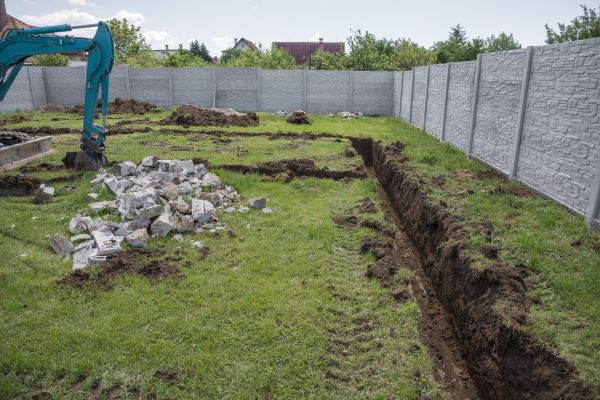 Yard Trenching in Crossville