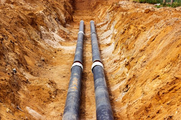 Water Line Trenching in Crossville