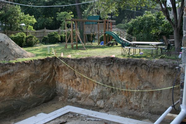 Footer Digging in Crossville