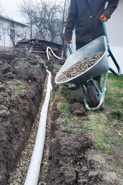 Drain Trenching in Crossville