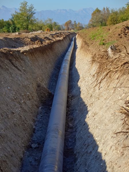 Gas Pipe Trenching in Crossville