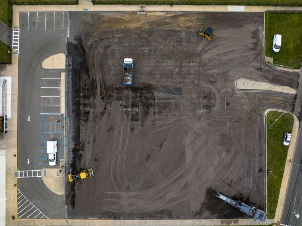 Parking Lot Excavation in Crossville